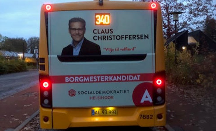 Claus er kommet på bussen